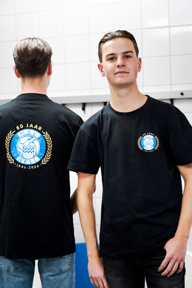 Merchandise voor WSV Well 80 jaar bestaan